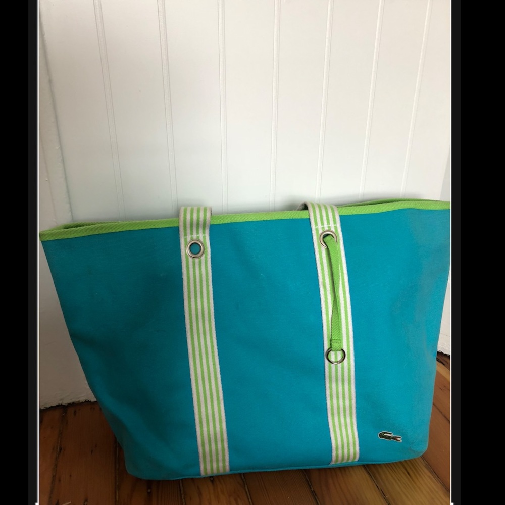 Lacoste Tote - Light Blue Large Tote
